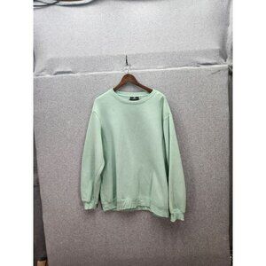 Mint Green Unisex Crewneck Sweatshirt Size L
